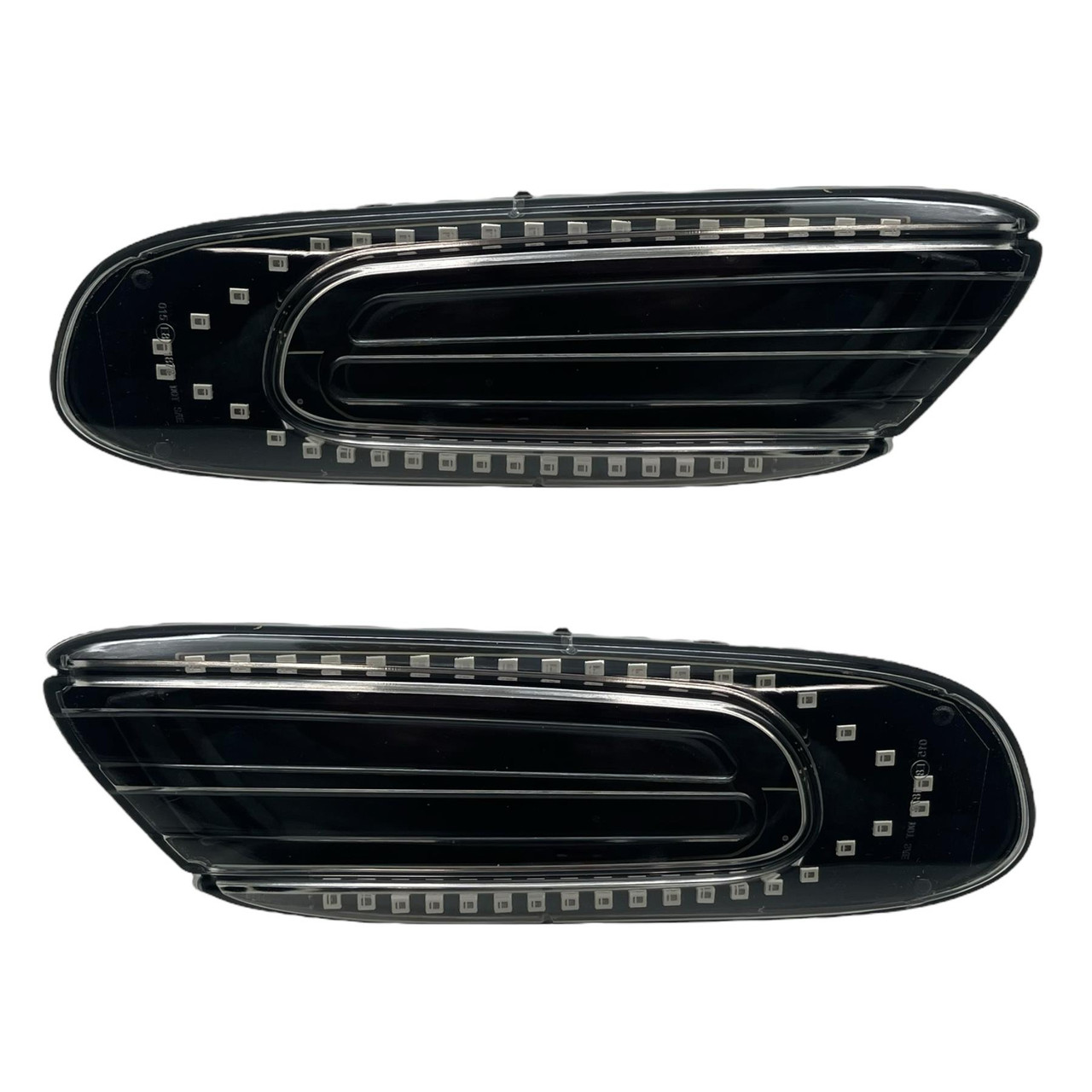 Dynamic LED Fender Side Marker Repeaters Lights Clear For Mini F55 14- F56 14- F57 16-