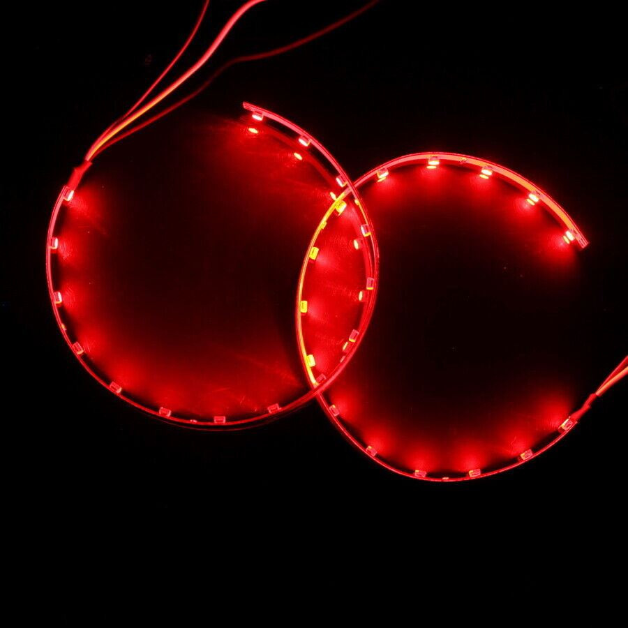 Pair Red LED Devil Demon eyes for 2.5 &amp; 3' Projectors halo eagle