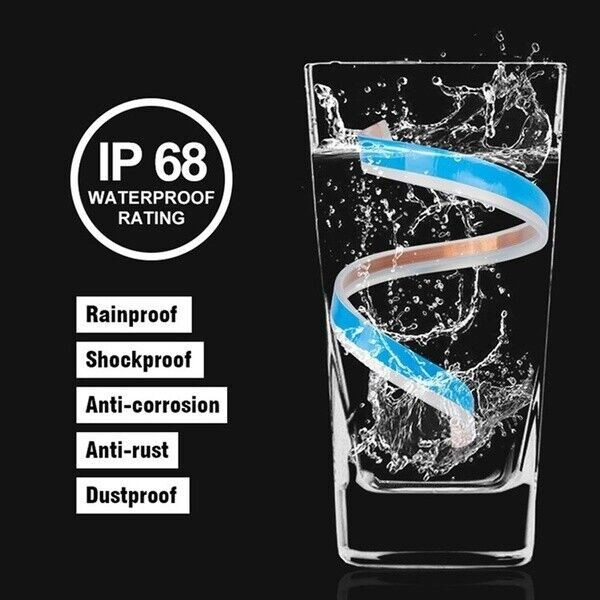 2 x 60CM Daytime Running Lights DRL White Amber dynamic / Sequential switchback indicator