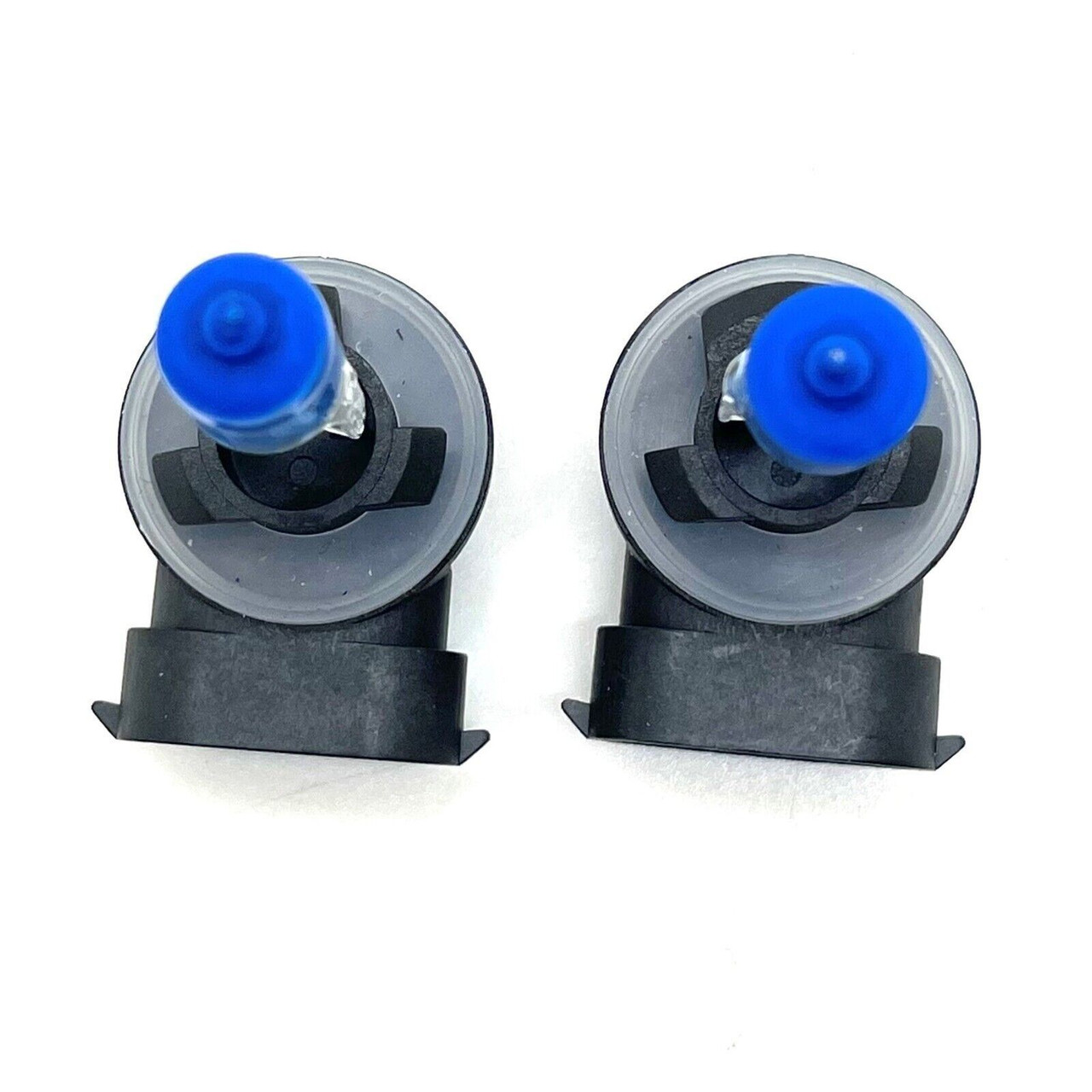 Pair 881 H27W 7500K xenon fog light bulbs 27w superwhite blue glass