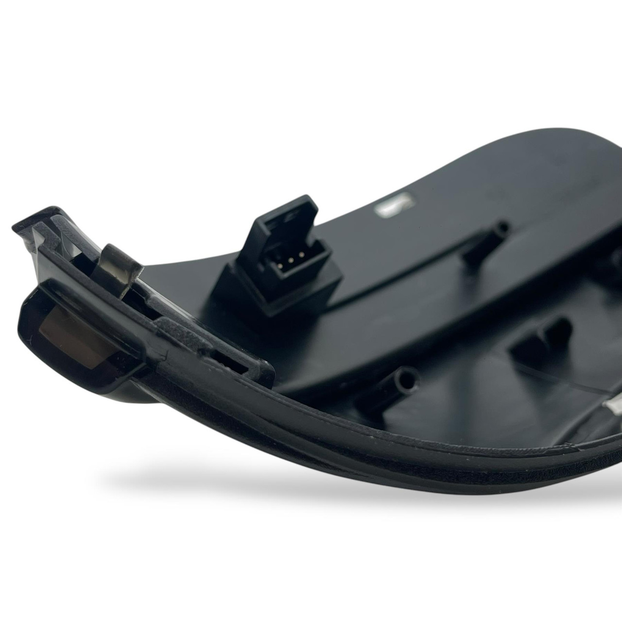 Pair black smoked LED dynamic wing mirror indicators for VW