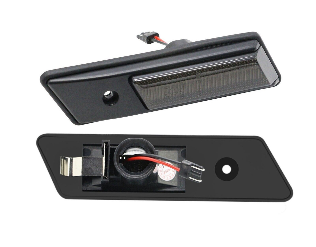 Pair smoked black dynamic side repeaters indicators for BMW E36 1990-96