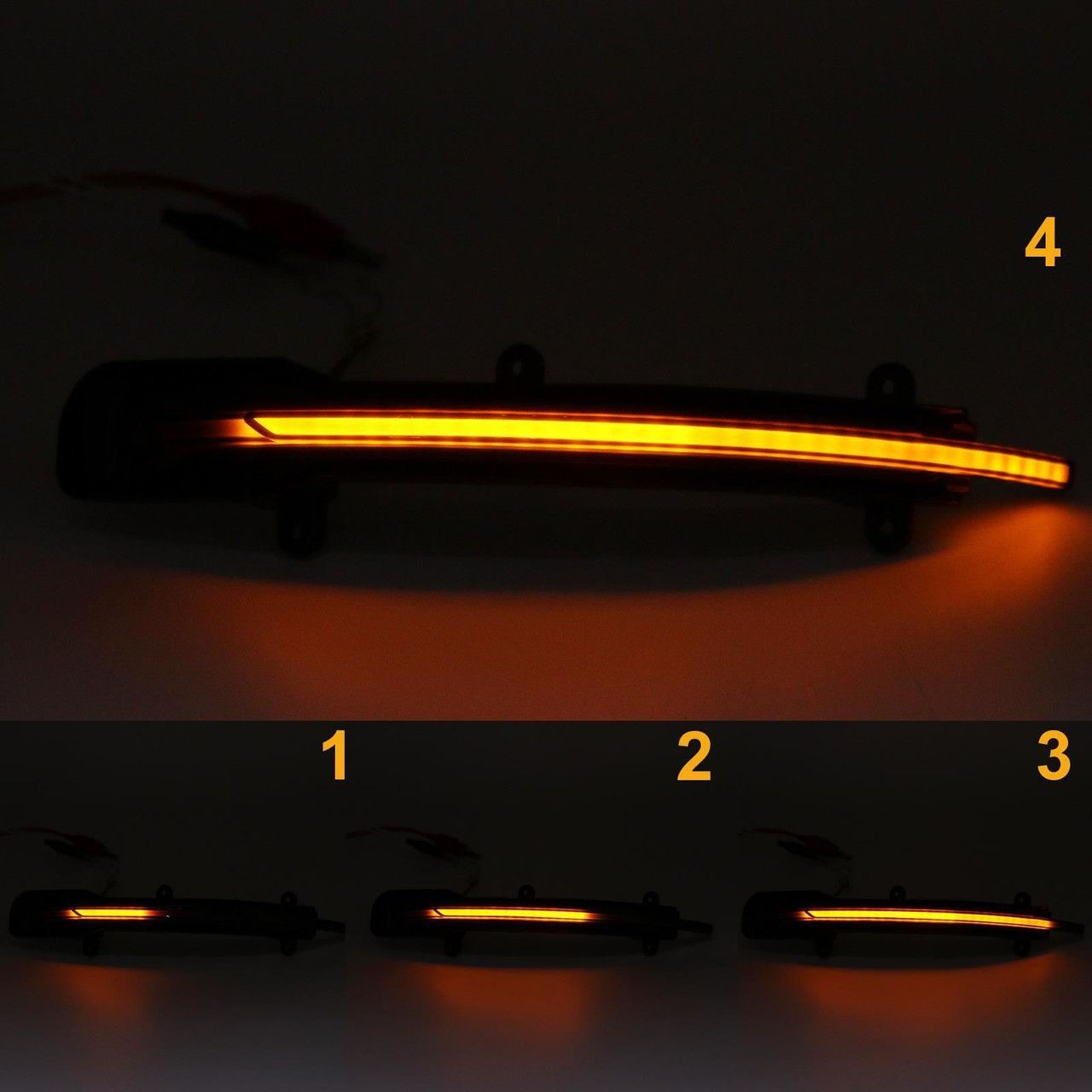 LED Side Mirror indicator lights Smoked For Audi Q5 8R 2008-2017 Audi Q7 4L 2010-2017