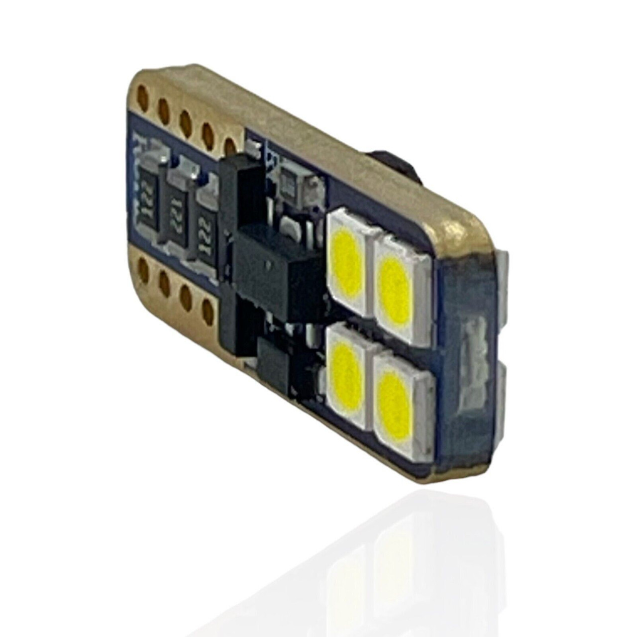 4 X Canbus 501 LED Bulbs Xenon White Halo Rings Angel Eyes For BMW E60 E61