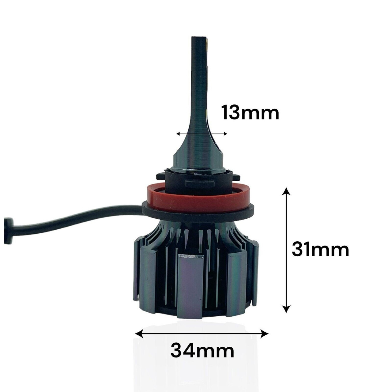 N1 LED Headlight Bulbs Kit 10000lm 12v Canbus Error Free 72w H8 H9 H11