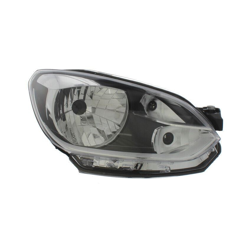 Headlight H4 PY21W W21/5W Right Side Chrome Surround For VW Up! 12-2012/2016