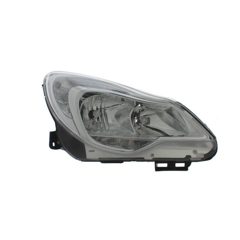 Headlight Chrome Inner Right Side For Vauxhall Corsa Non Sport 2011-2015