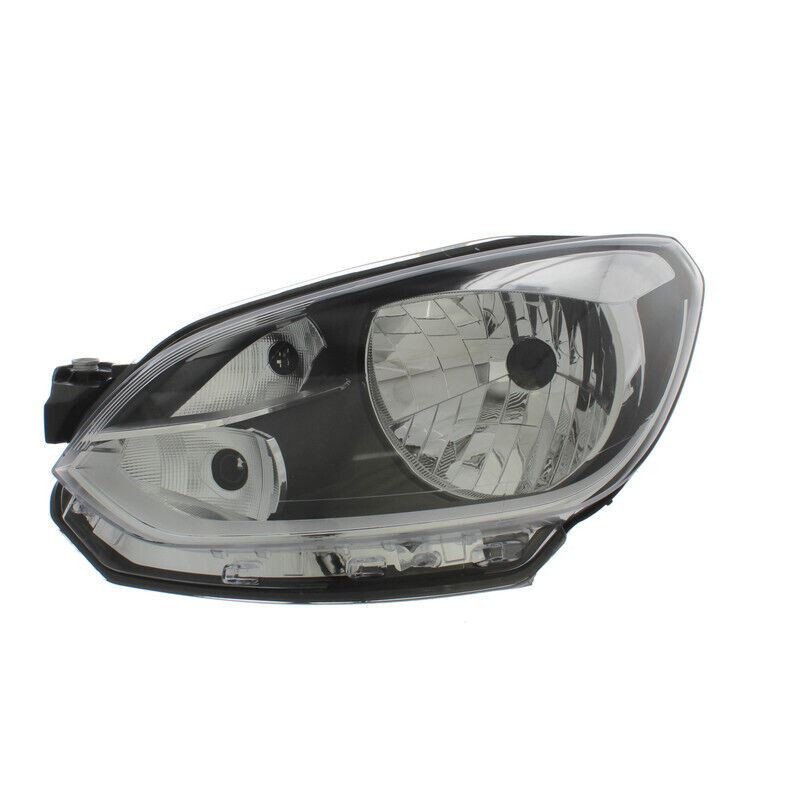 Headlight H4 PY21W W21/5W Left Side Chrome Surround For VW Up! 12-2012/2016
