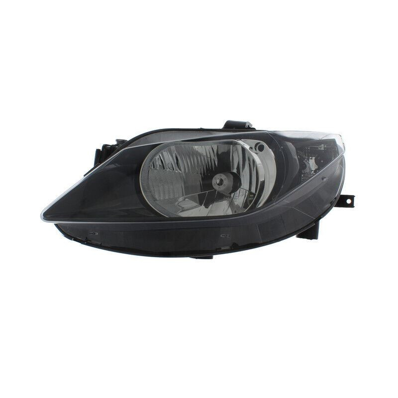 Headlight Inner Single Reflector LH Black For Seat Ibiza Non Sport 2008-2012