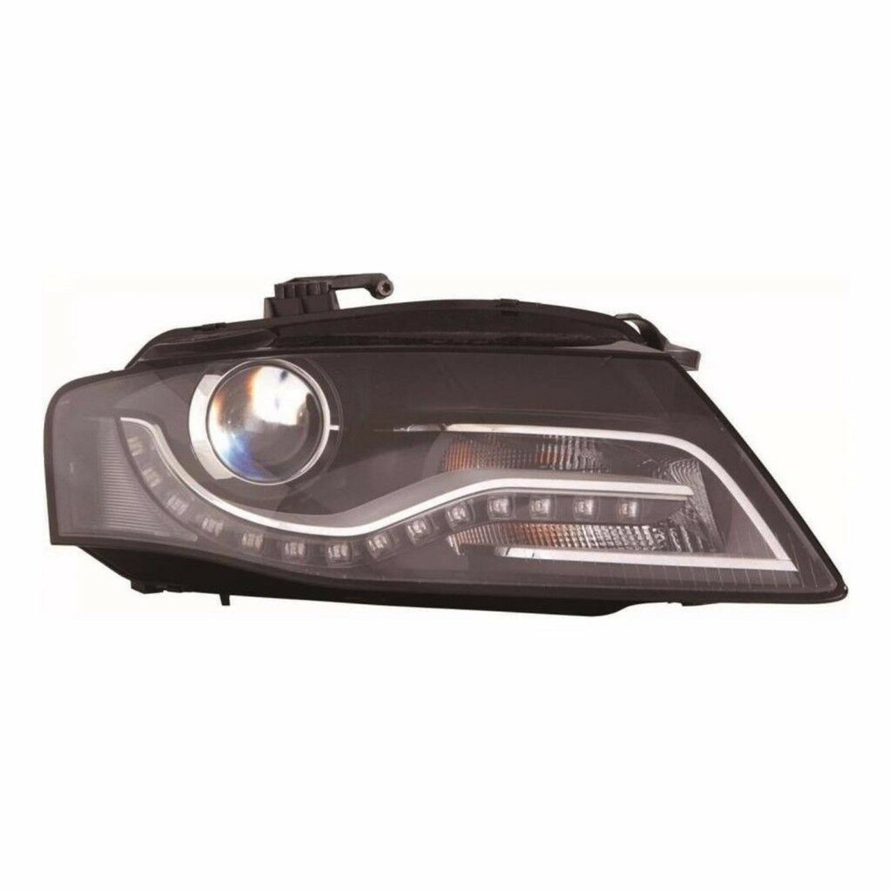 For Audi A4 Mk3 b8 xenon 3/2008-5/2012 Headlight Headlamp Black Uk Drivers Side
