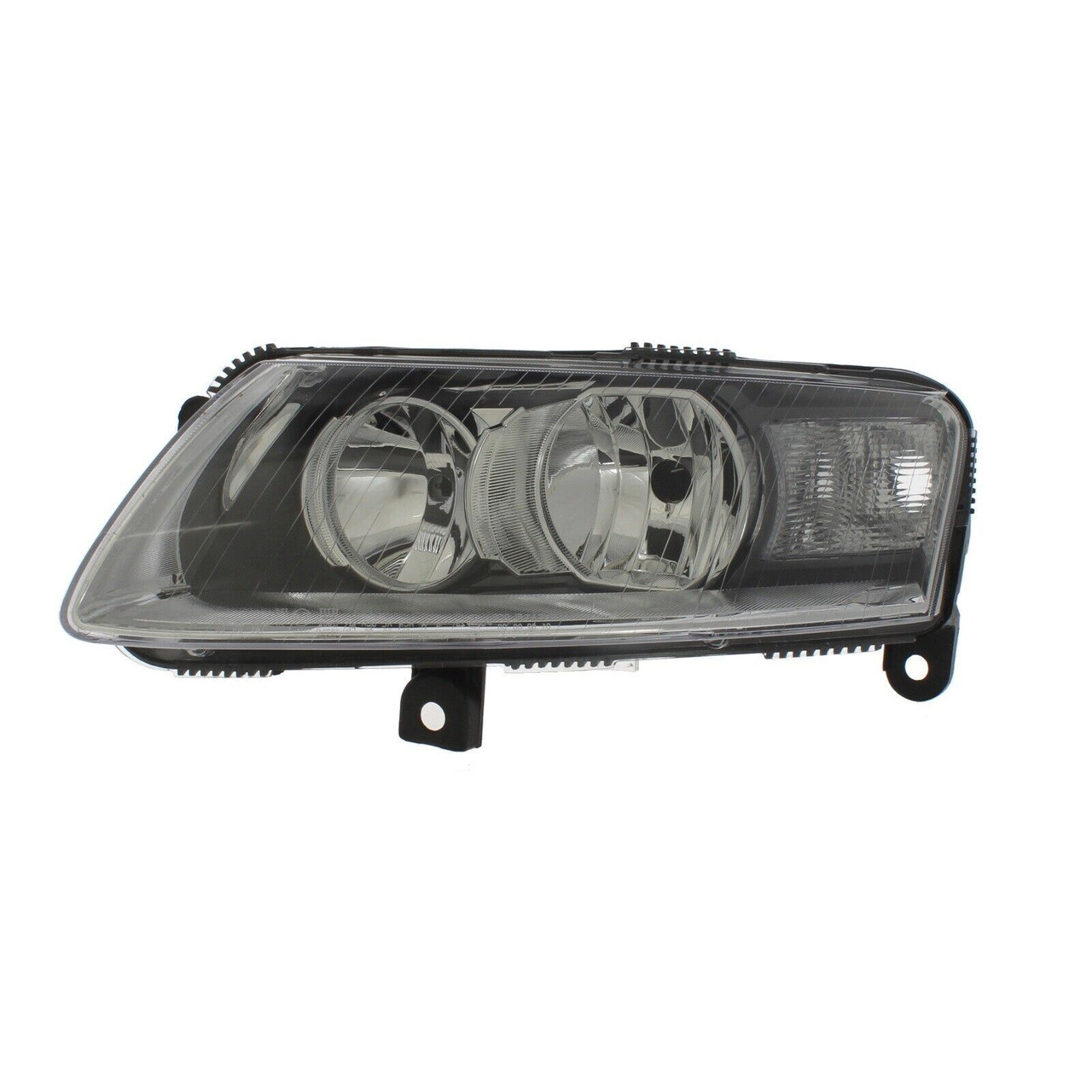 For Audi A6 Mk2 Allroad 06.04-08 Headlights Lamps Halogen Chrome Pair OS NS