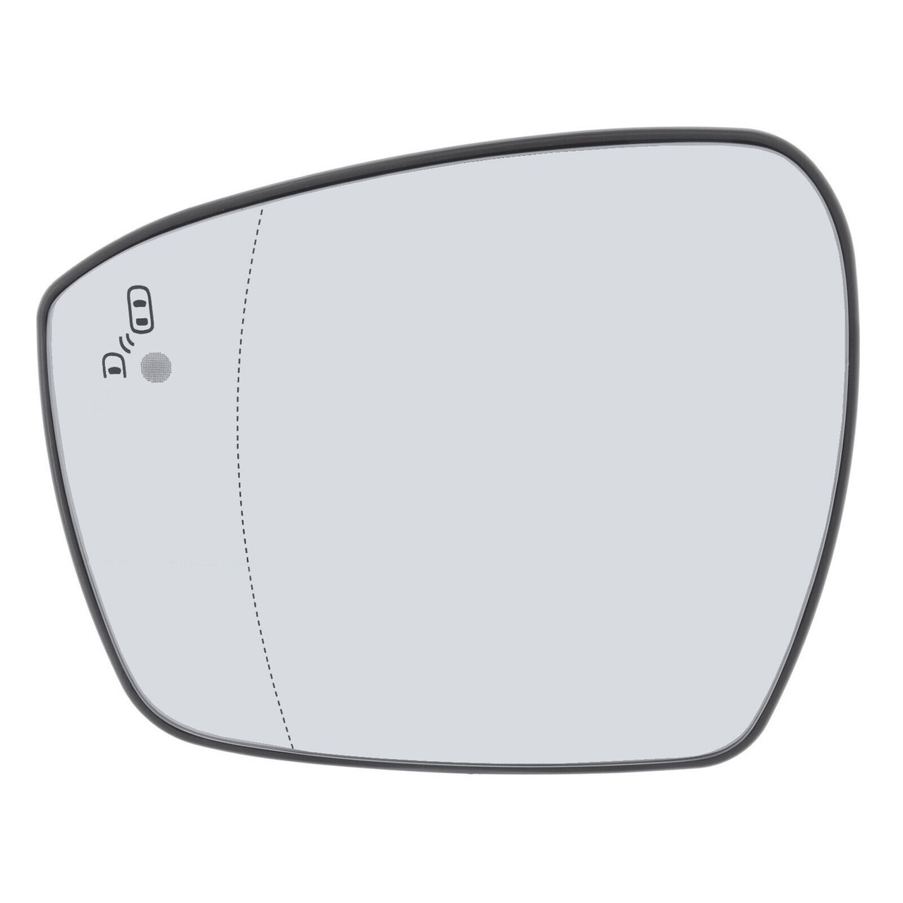 For Ford Galaxy &amp; S-MAX 15> HEAT ASPH INC. Blind/SPOT wing mirror glass Left