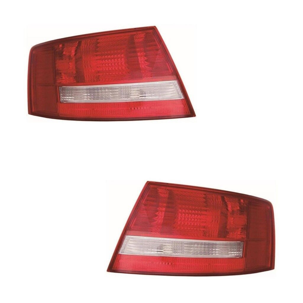 For Audi A6 Mk2 Saloon 6/2004-2008 Non Led Rear Tail Lights Lamps Pair OS NS