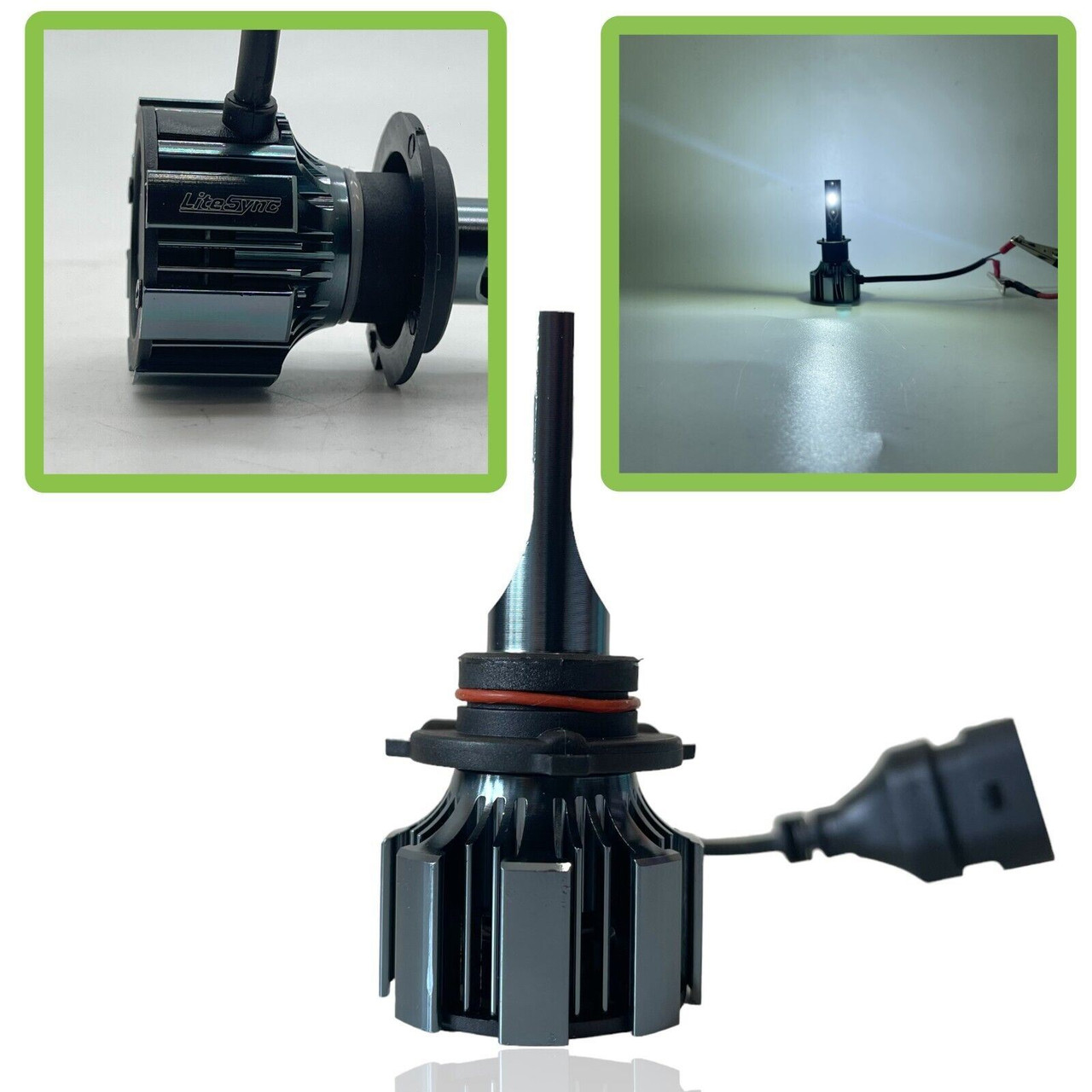 N1 LED Headlight Bulbs Kit 10000lm 12v Canbus Error Free 72w 9005 HB3