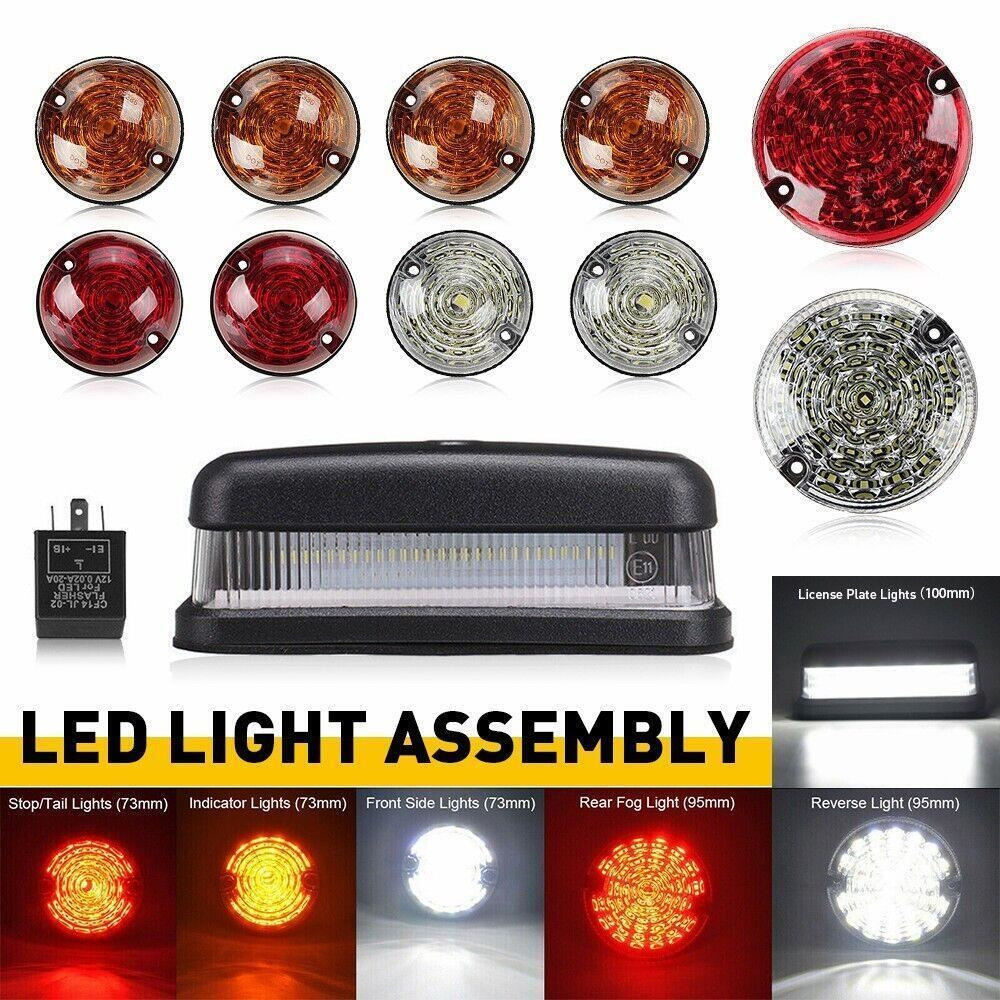 11pc Colour LED Exterior lights lamps upgrade for Land Rover Defender 90 110 130