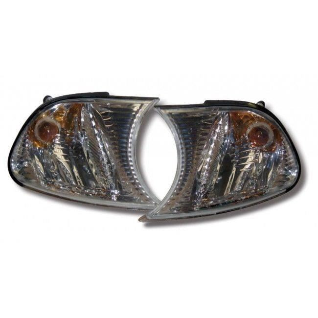 For BMW 3 E46 2Dr 01-02 Front Indicator Crystal Chrome Pre-Facelift Coupe Cabrio