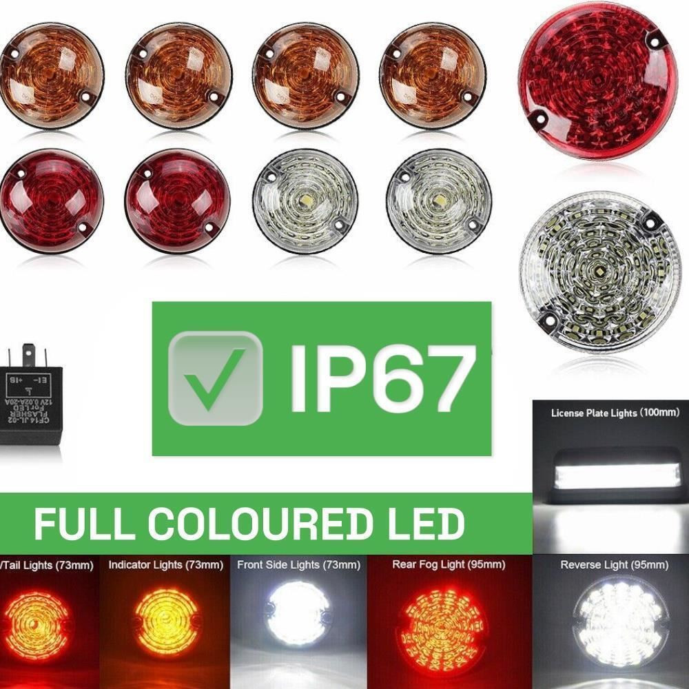 Full coloured LED light upgrade kit headlights indicators Land Rover Defender