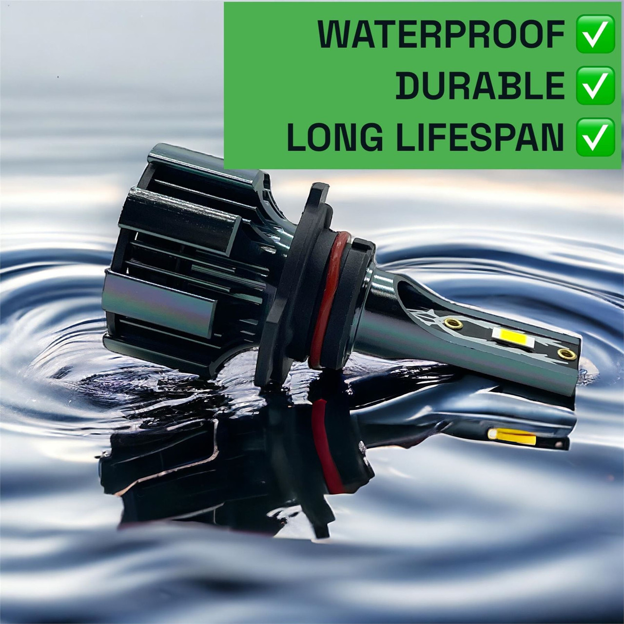 N1 9012 & H10 LED Headlight & Fog Light Bulbs Kit 10000 Lumens for Vauxhall Insignia FL 2014-