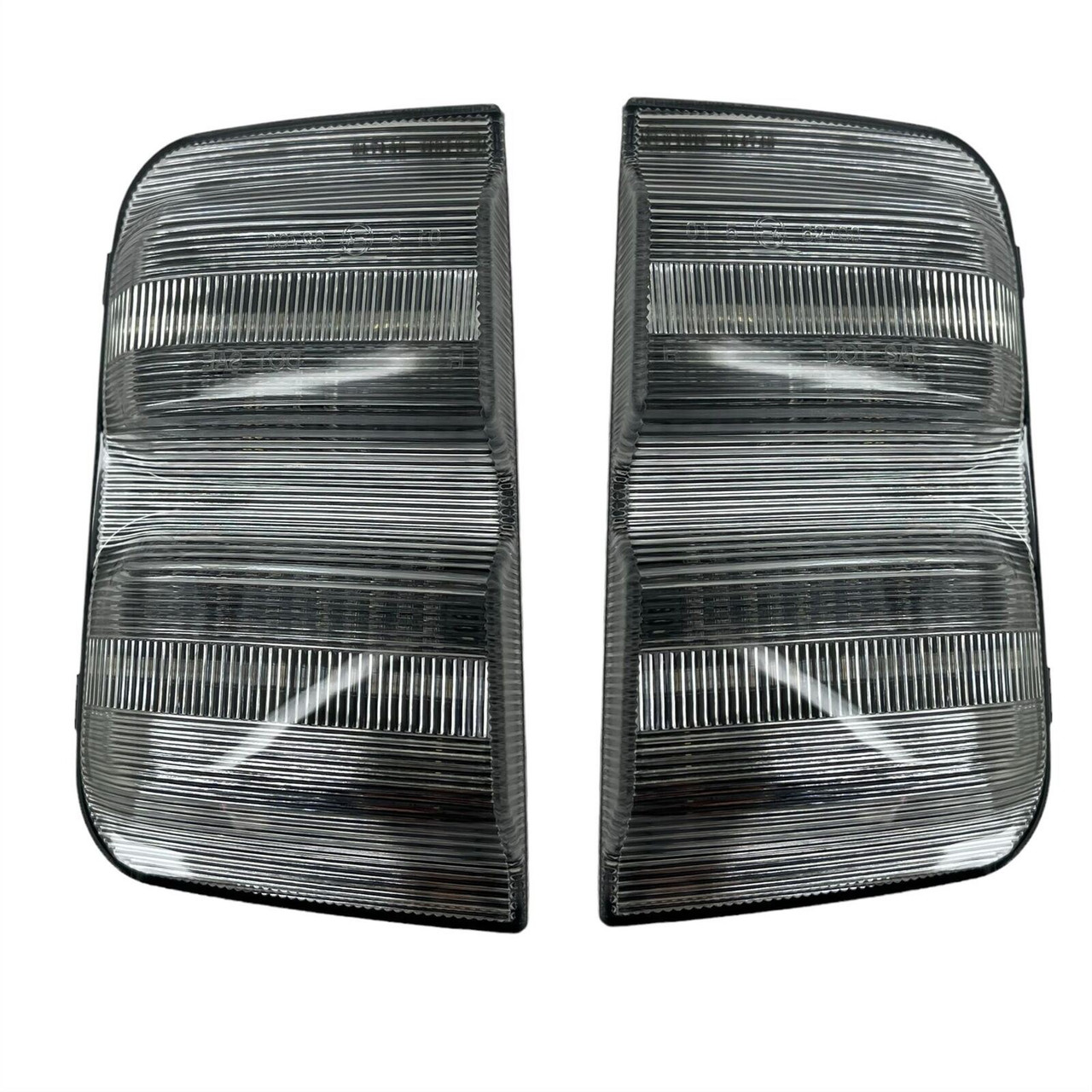 Dynamic LED Side Mirror indicators Blinkers clear For Relay Ducato Boxer Movano