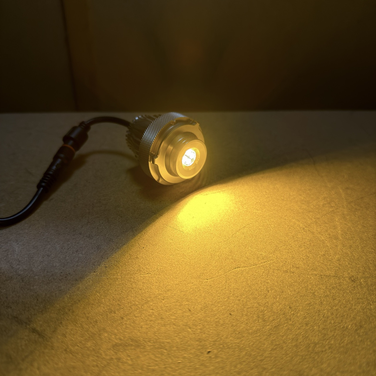 For BMW 5 Series E60 E61 Lci 80w LED amber ornage Angel Eye Halo bulbs