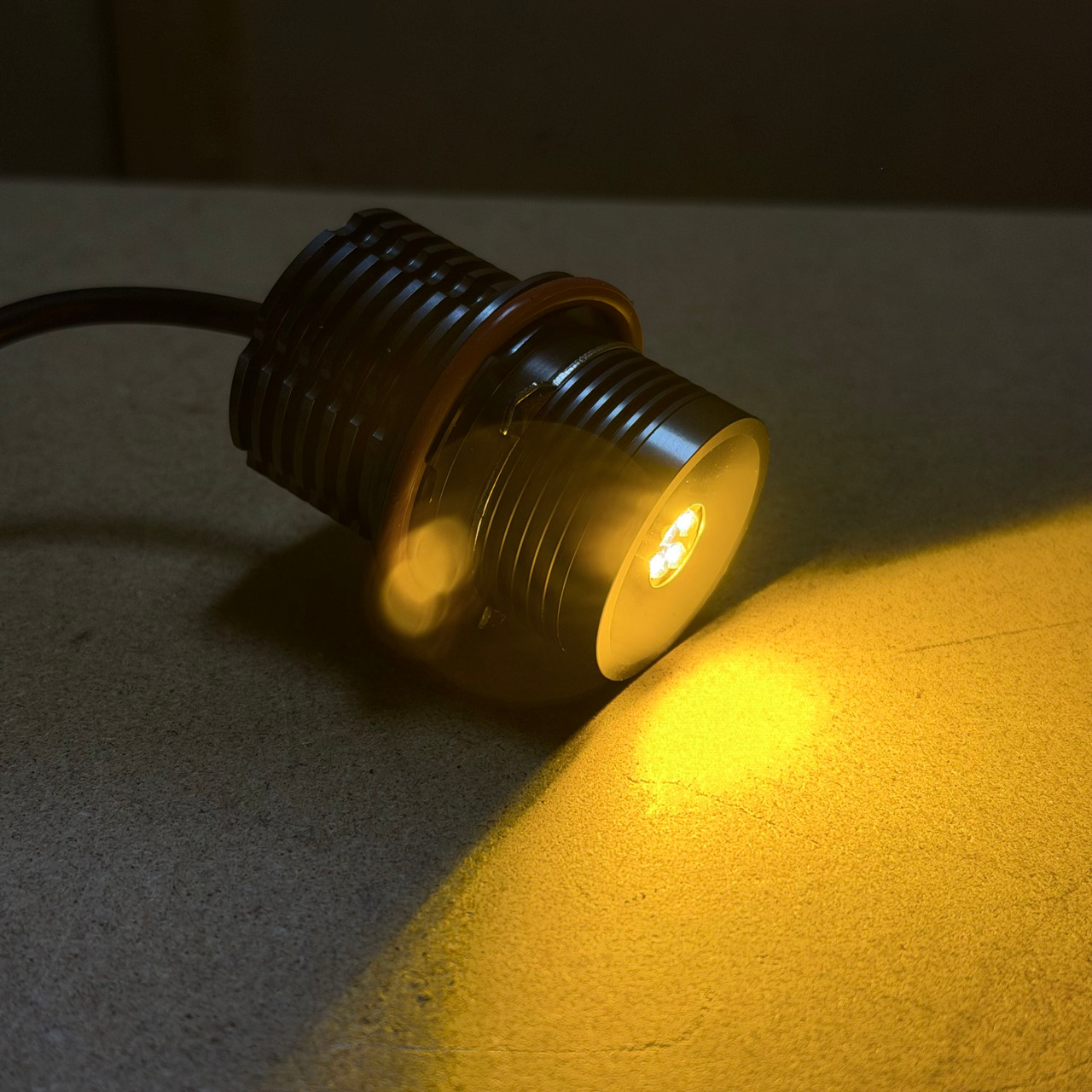 Lemon Yellow LED Angel Eye Bulbs For BMW X5 E53 E39 E60 E63 E65 Halo Rings