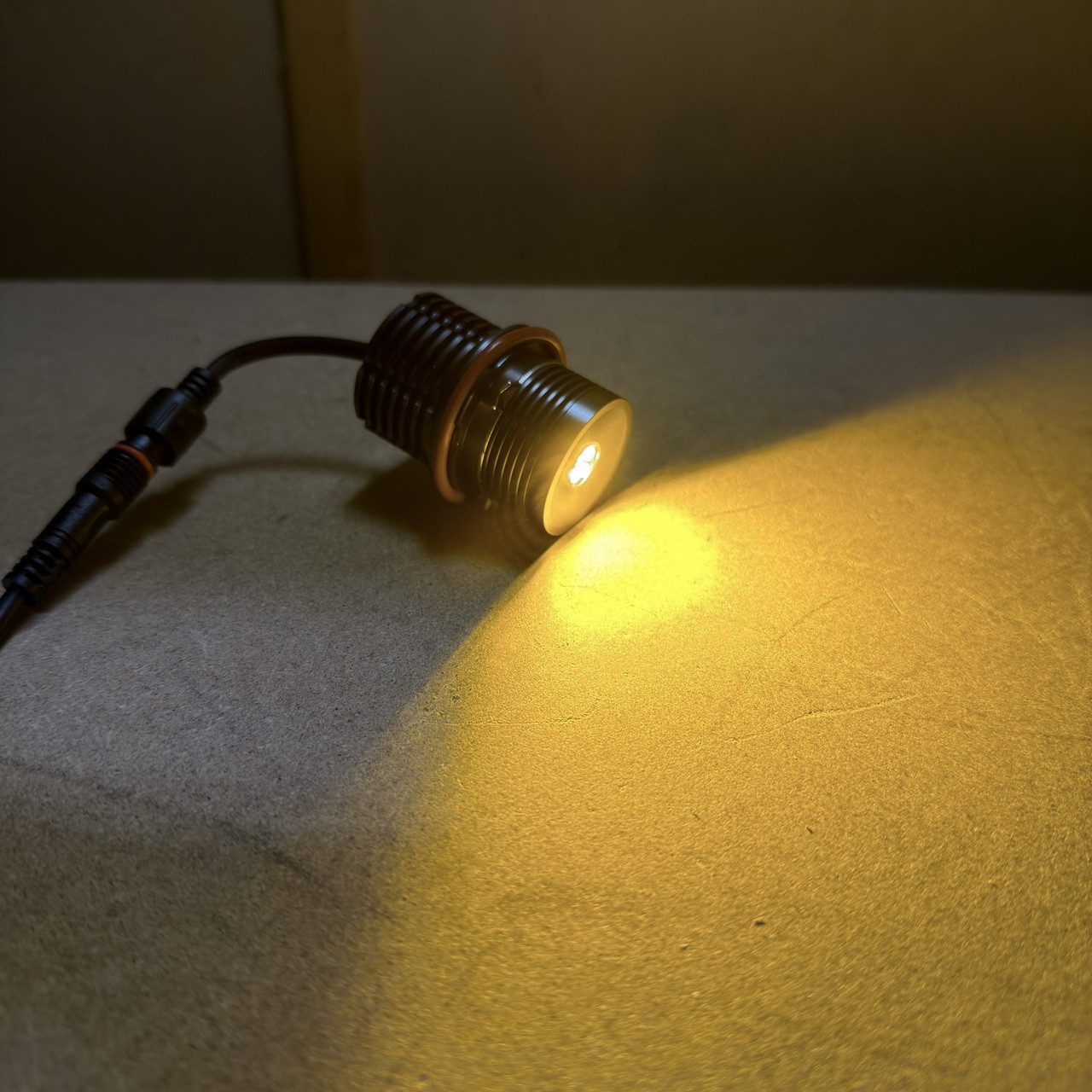 Lemon Yellow LED Angel Eye Bulbs For BMW X5 E53 E39 E60 E63 E65 Halo Rings