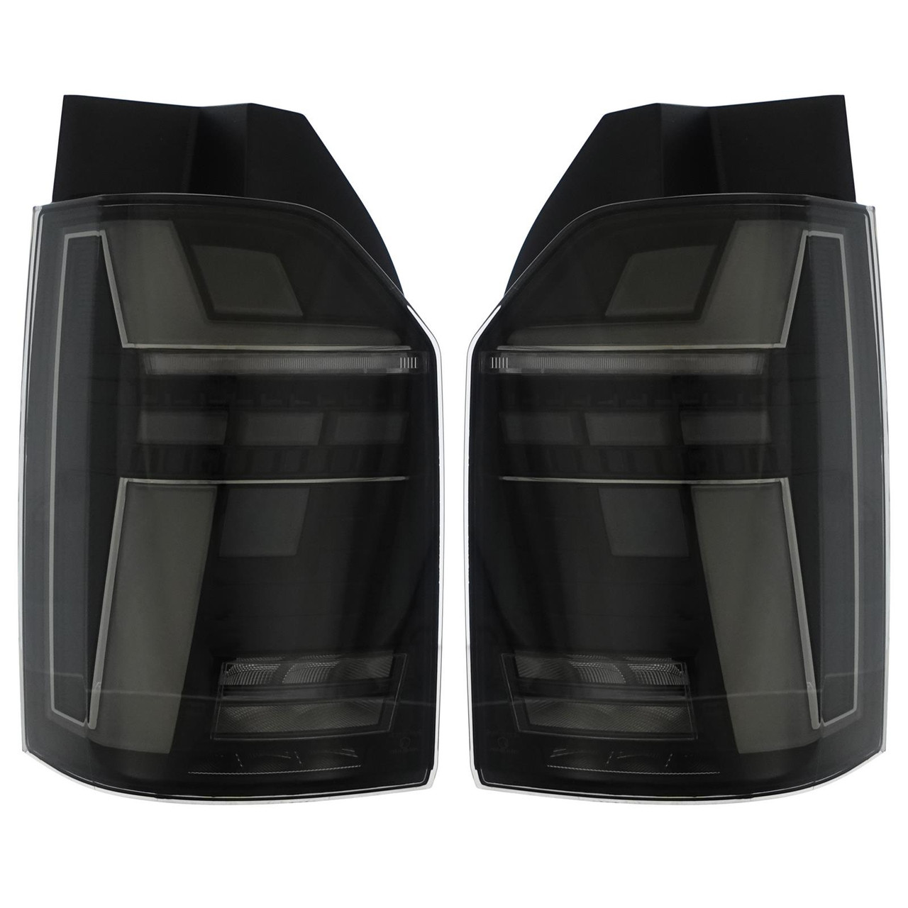 Pair LED Rear Tail Lights Smoked for VW Transporter T6 Tailgate 2015Ã¢â‚¬â€œ2023