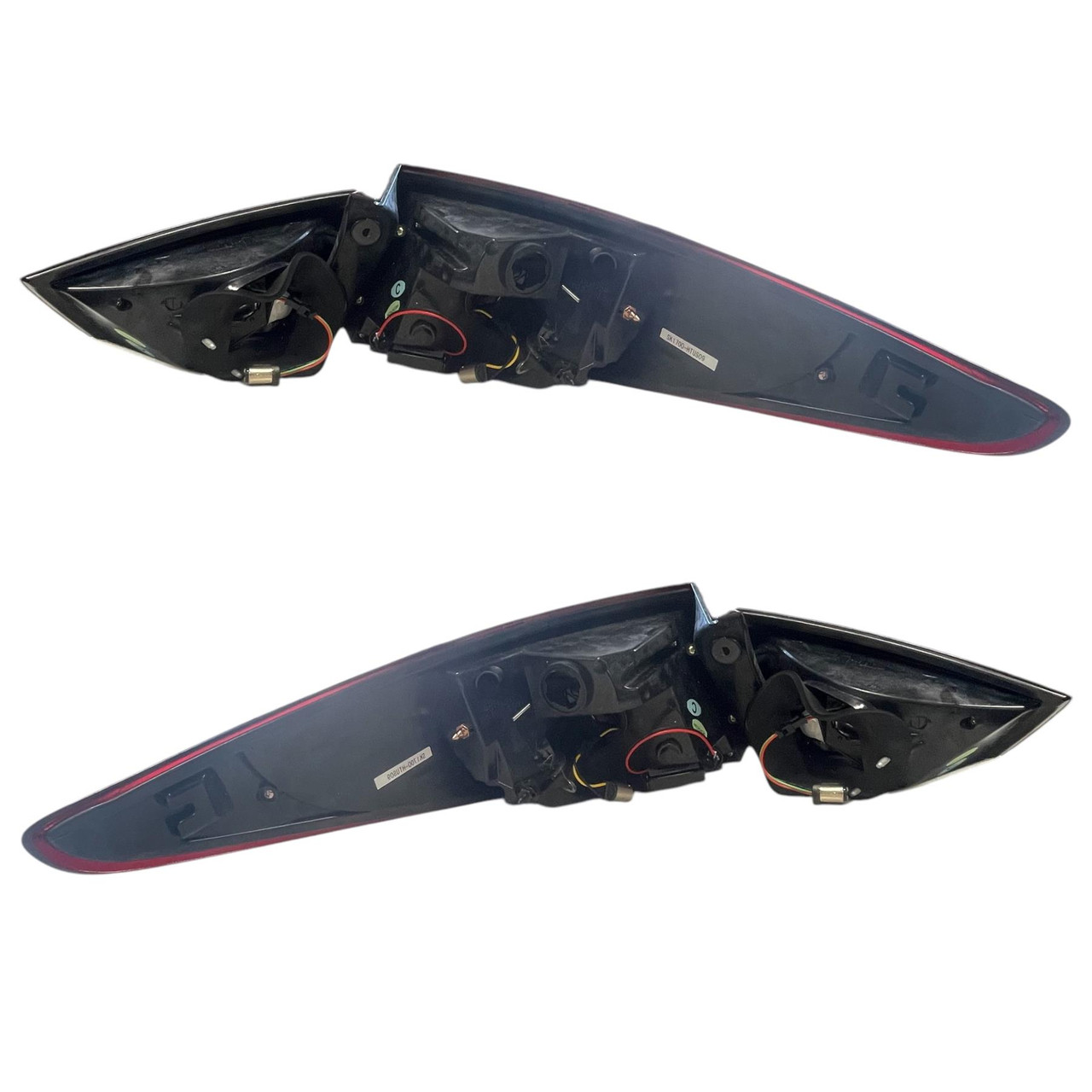 Back Rear Tail Lights Pair Set LED Clear Red Black For Hyundai IX 35 10-13