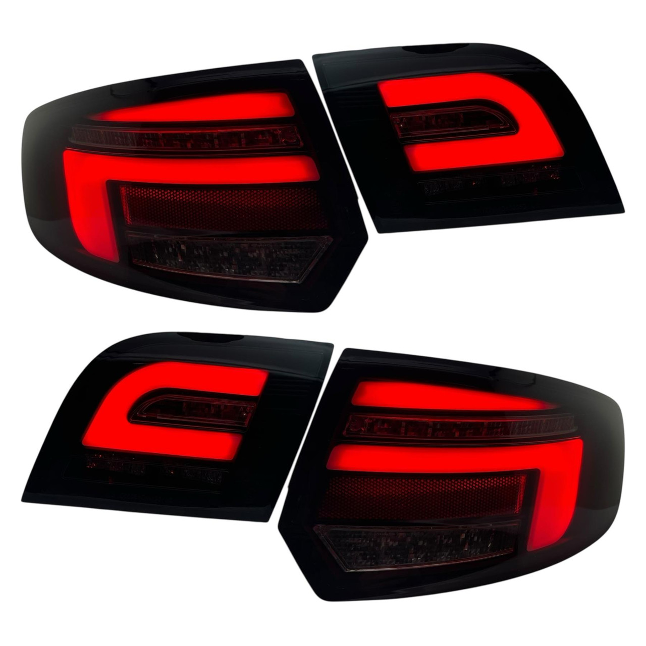 Back Rear Tail Lights dynamic LED Smoke for Audi A3 2003-08 sportback