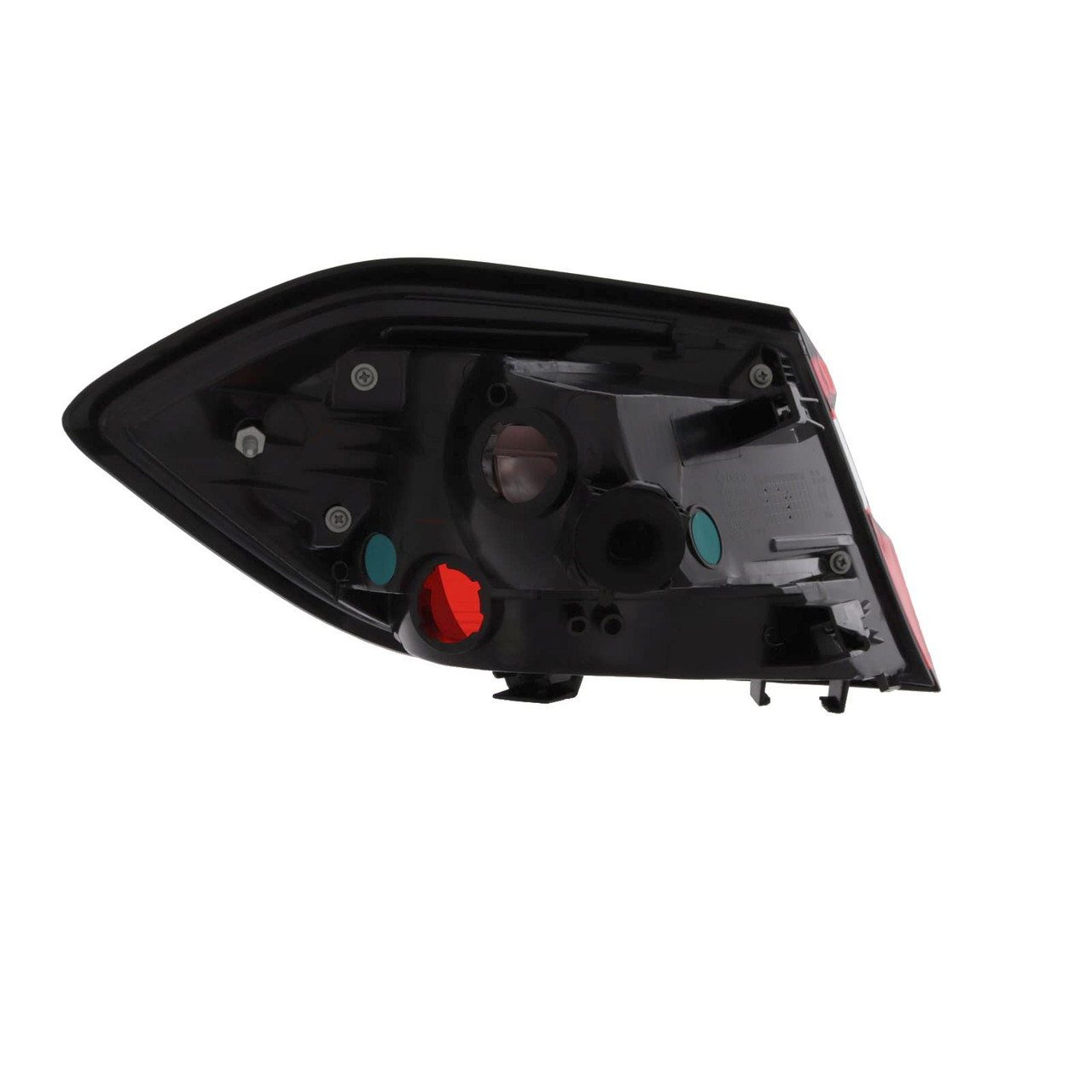 For Ford Fiesta 22-24 Outer Rear Tail Light Lamp Non-LED Red Black Edge right