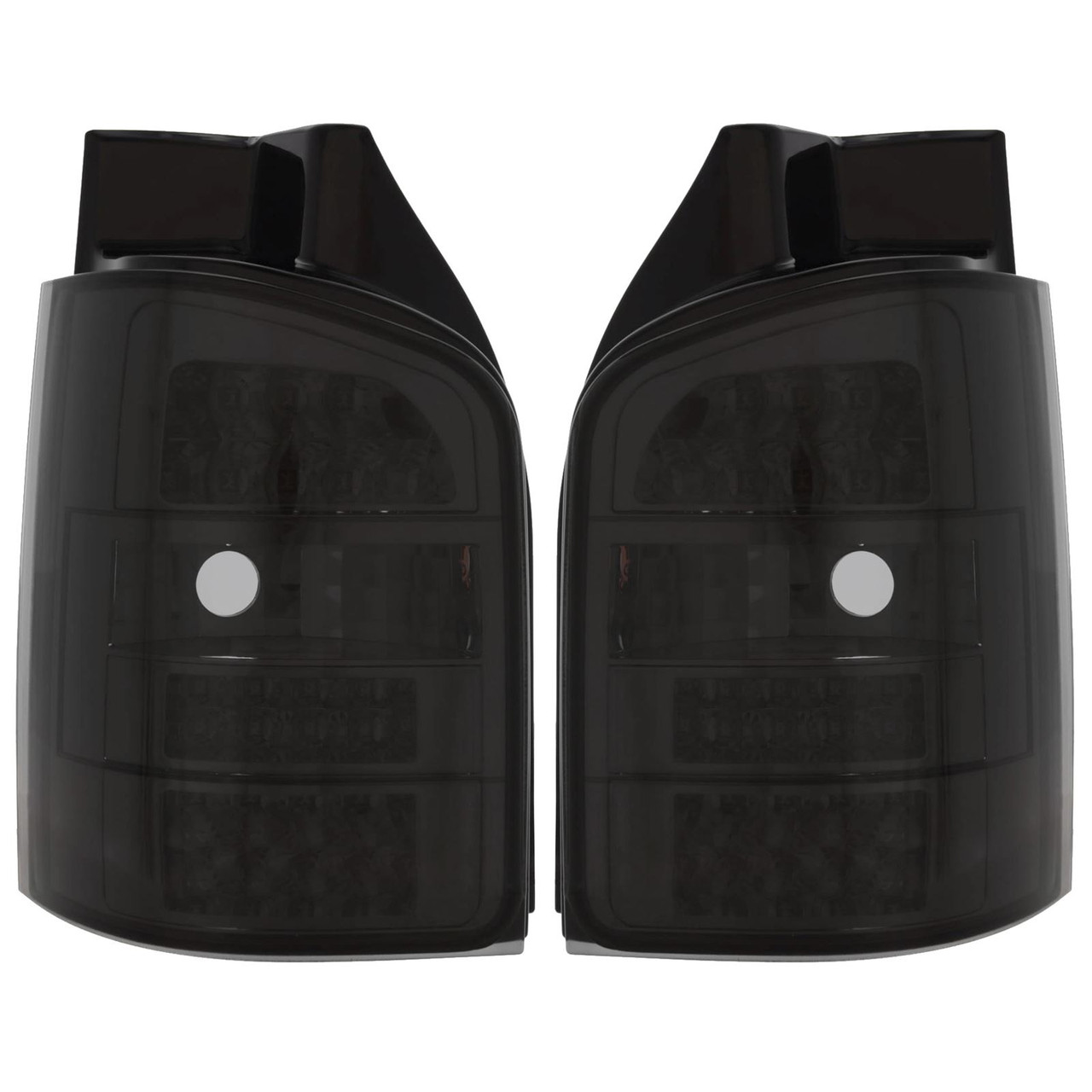 Pair Back Rear Tail Lights for VW TRANSPORTER T5.5 10-15 TAILGATE Smoked LED