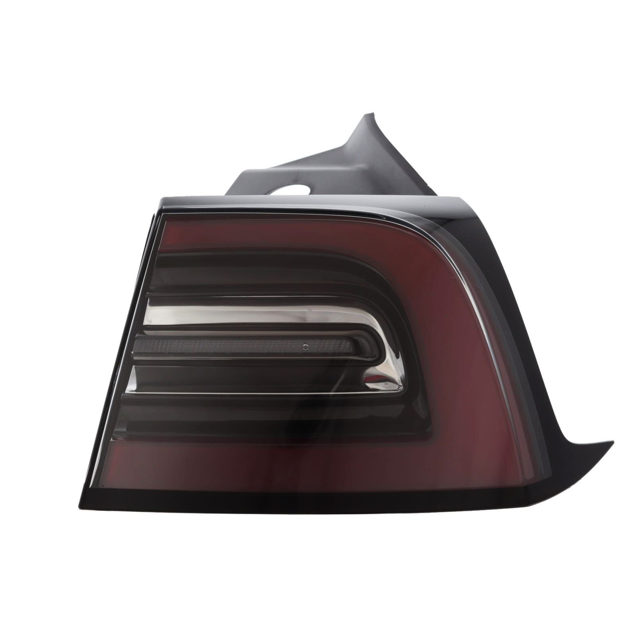 For Tesla Model 3 21-24 Model Y 22+ Outer Rear Tail Light Lamp Red/Black LED right