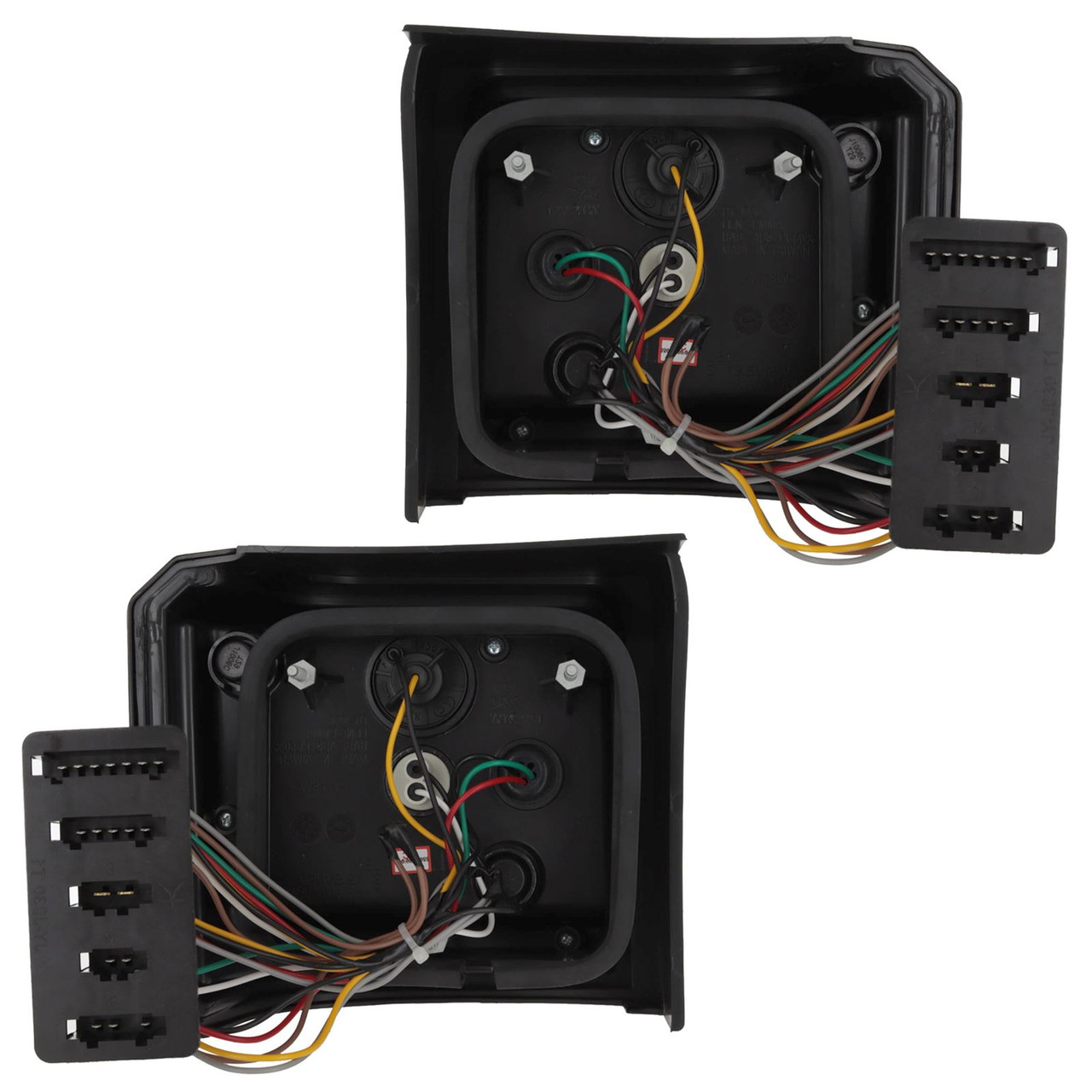 Pair Back Rear Tail Lights for VW TRANSPORTER T4 90-03 Clear Red LED Light Bars