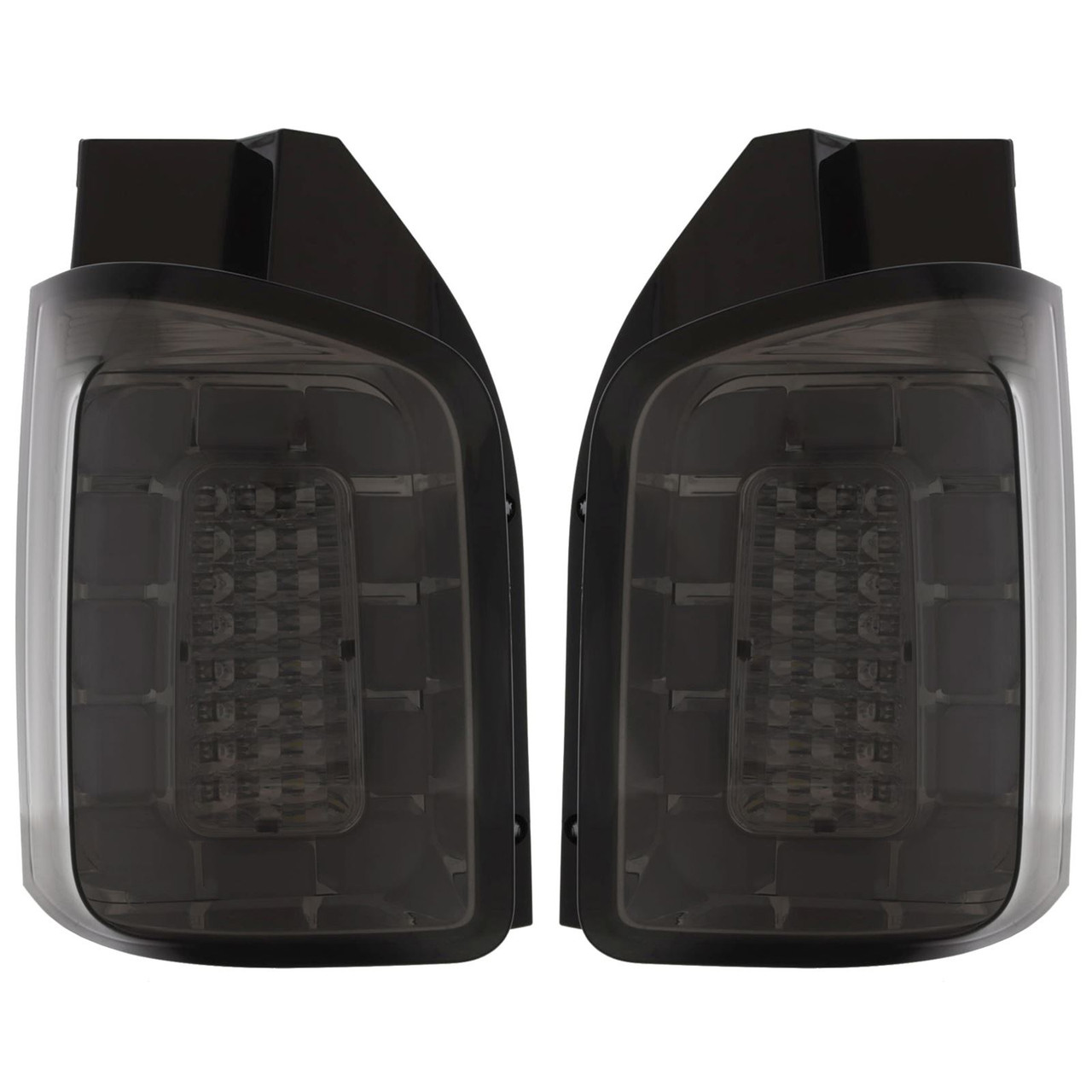 Pair Back Rear Tail Lights for VW TRANSPORTER T6 2 REAR DRS 2015-20 Smoked LED