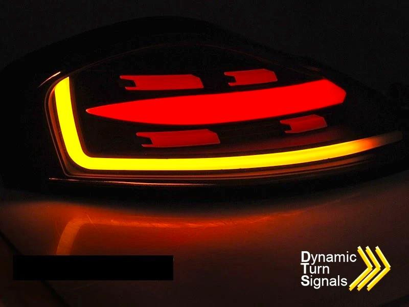 Dynamic Full LED Tail Lights Clear Black for Porsche Boxster 986 1996-2004