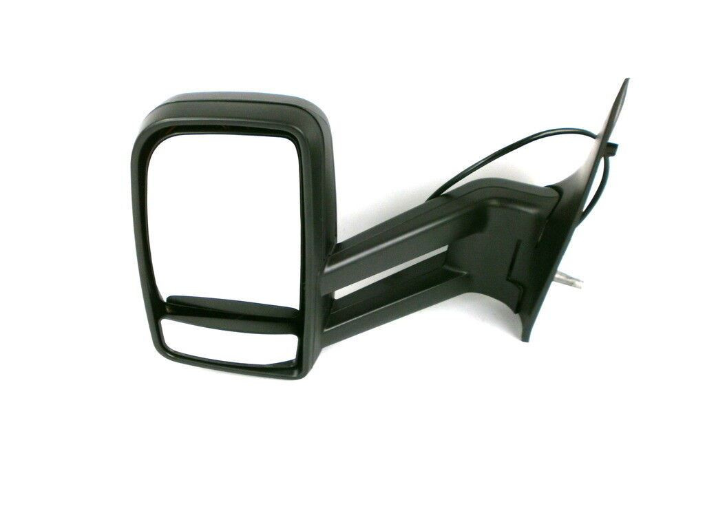 For Mercedes Sprinter Van 2006-> Electric Long Arm Wing Mirror Black Left NS