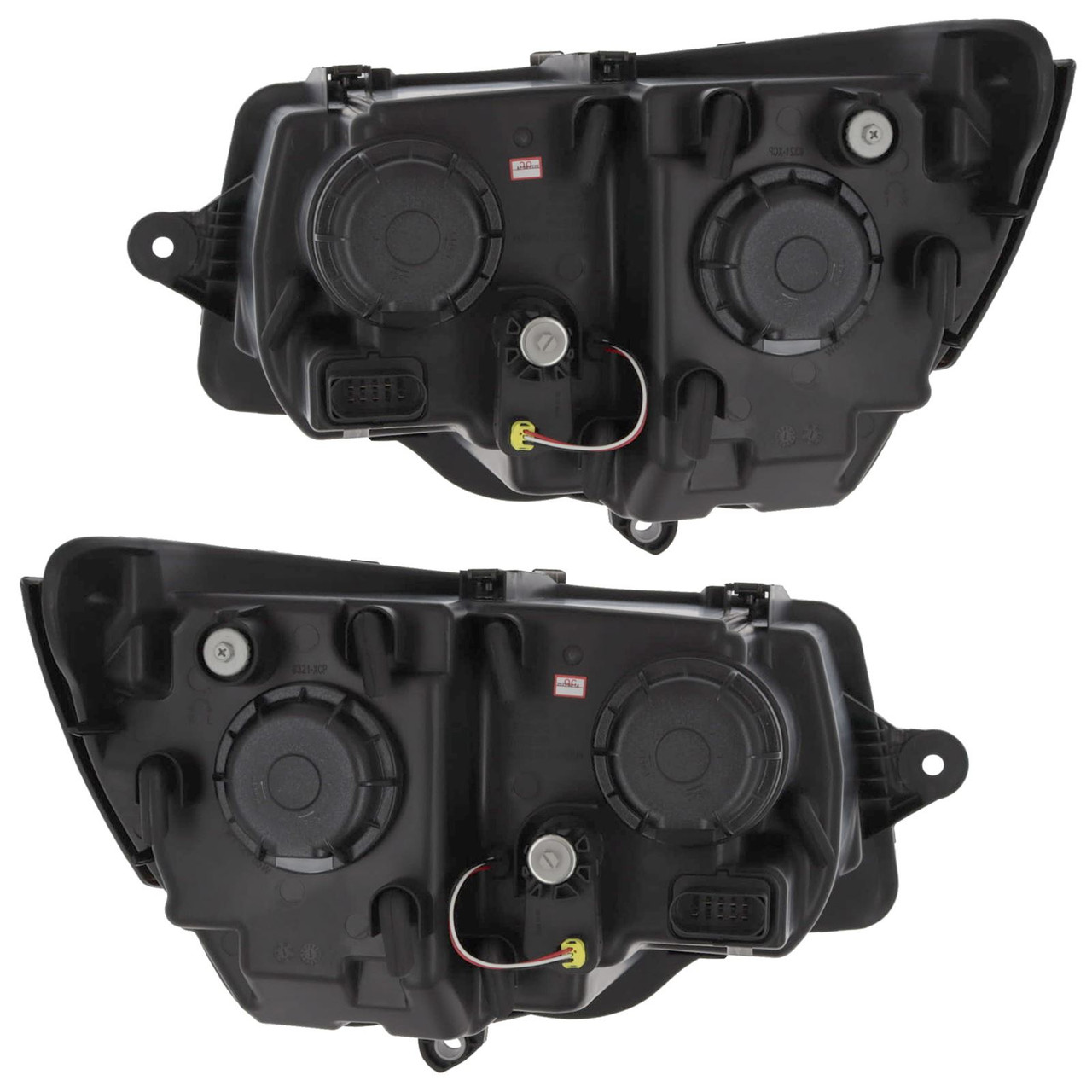 For VW TRANSPORTER T6.1 2019-23 Gloss Black LED DRL DYNAMiC IND Headlights