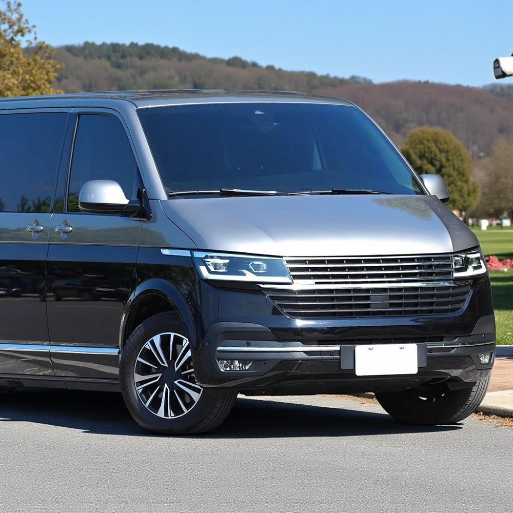 For VW Transporter T6.1 2020-25 Black FULL LED Headlights Lamps RHD