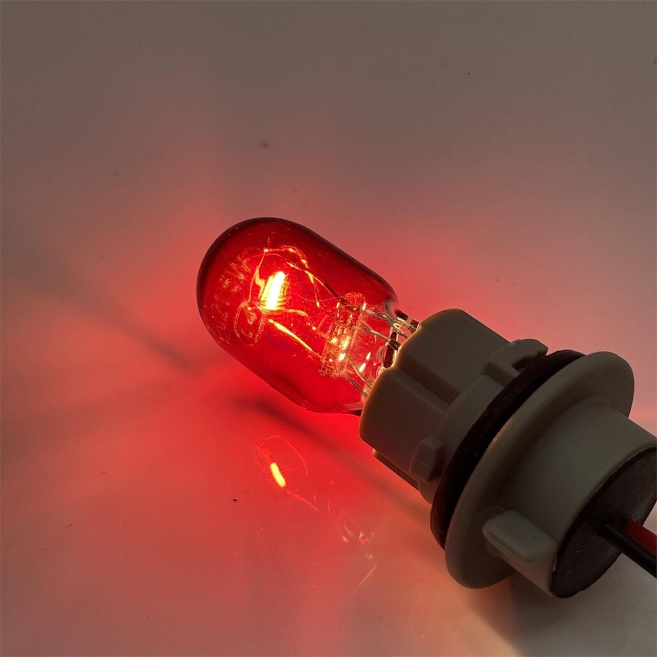 2 x 580 W21W/5W Red bulb stop tail fog light bulb 7443 capless