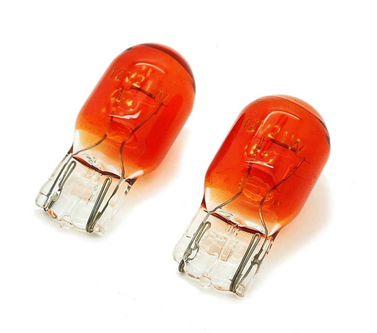 2 x 582 WY21W W21W yellow amber yellow bulb indicator 7440