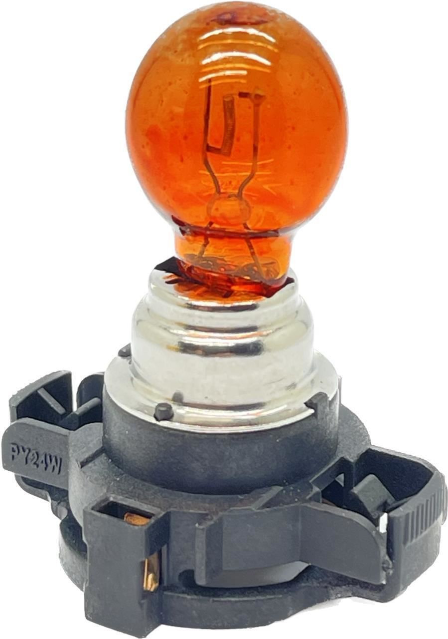 2 x PY24W replacement amber indicator bulb 12190NAC1 24w turn signal