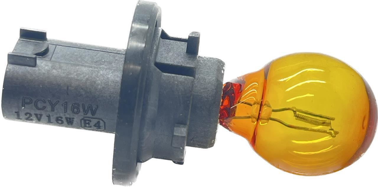 1 x PCY16W replacement amber indicator bulb 16w turn signal PU20d/2