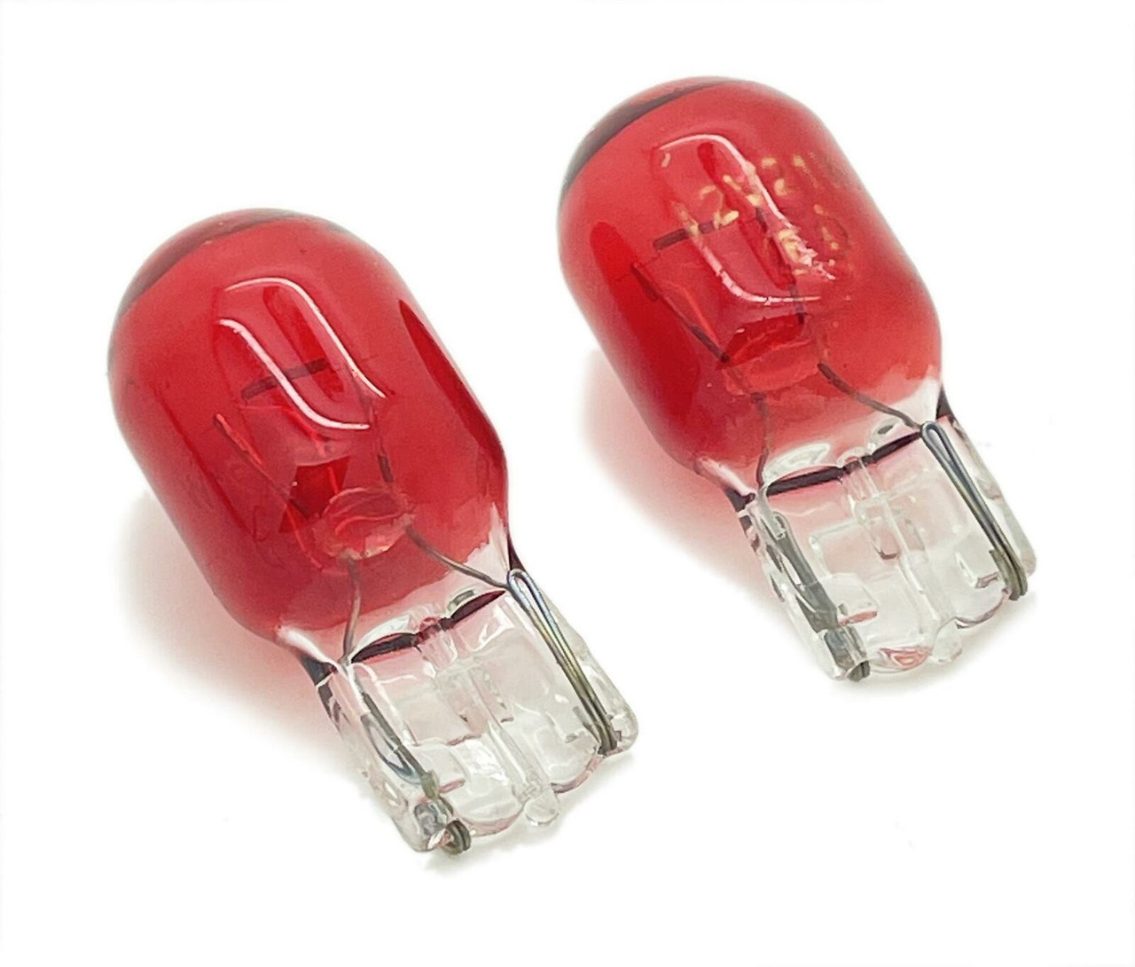 2 x 582 W21W Red bulbs stop tail fog light 7440 582R
