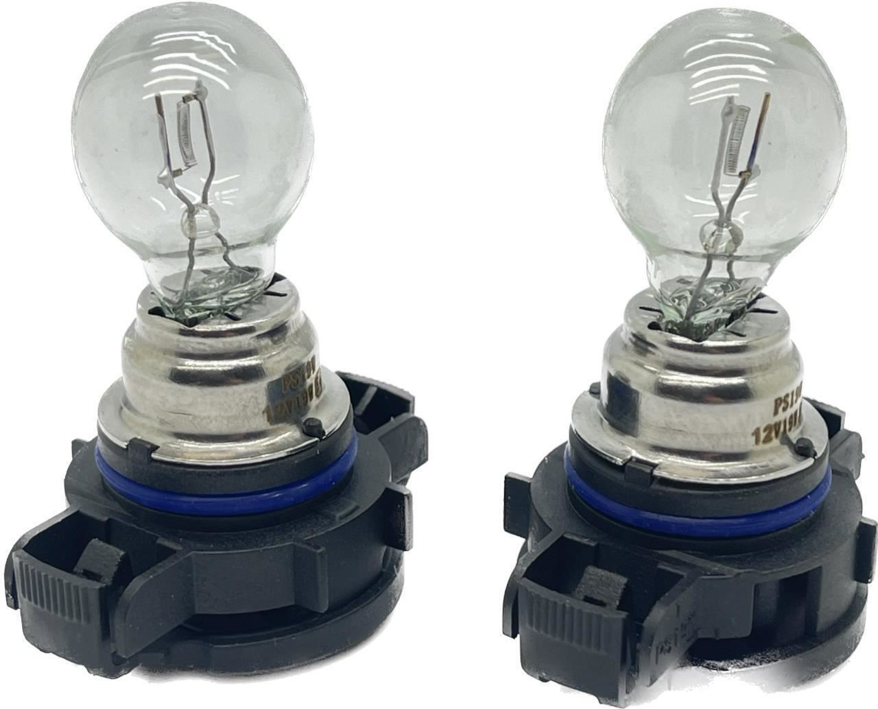 2 x 12V 19W white light Bulbs Lamp DRL Fog PS19W PG20/1 PS19w