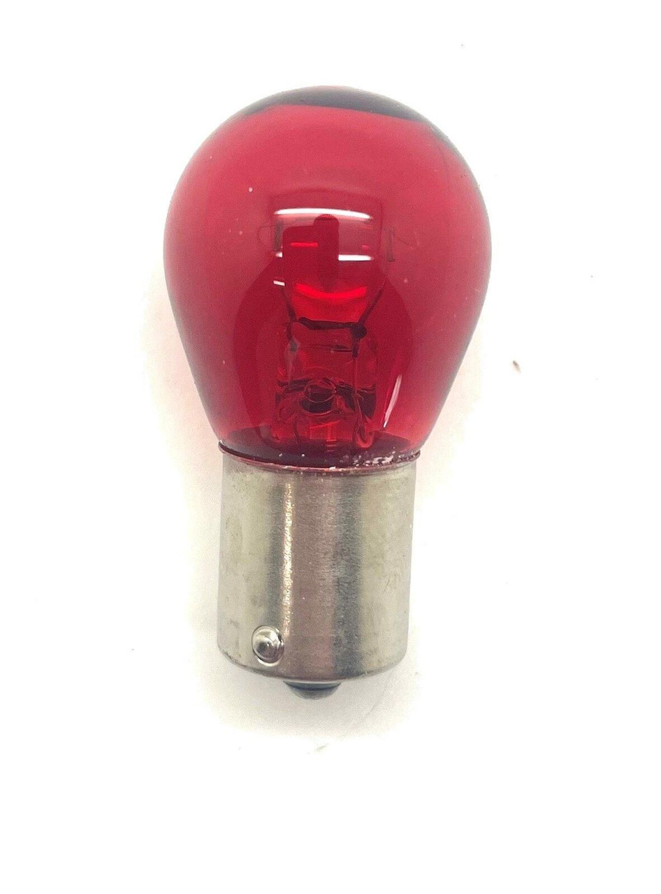 10x Halogen Red Bulbs 382 BA15s P21W Opposite Pins Single Filament Tail/Fog/Brake