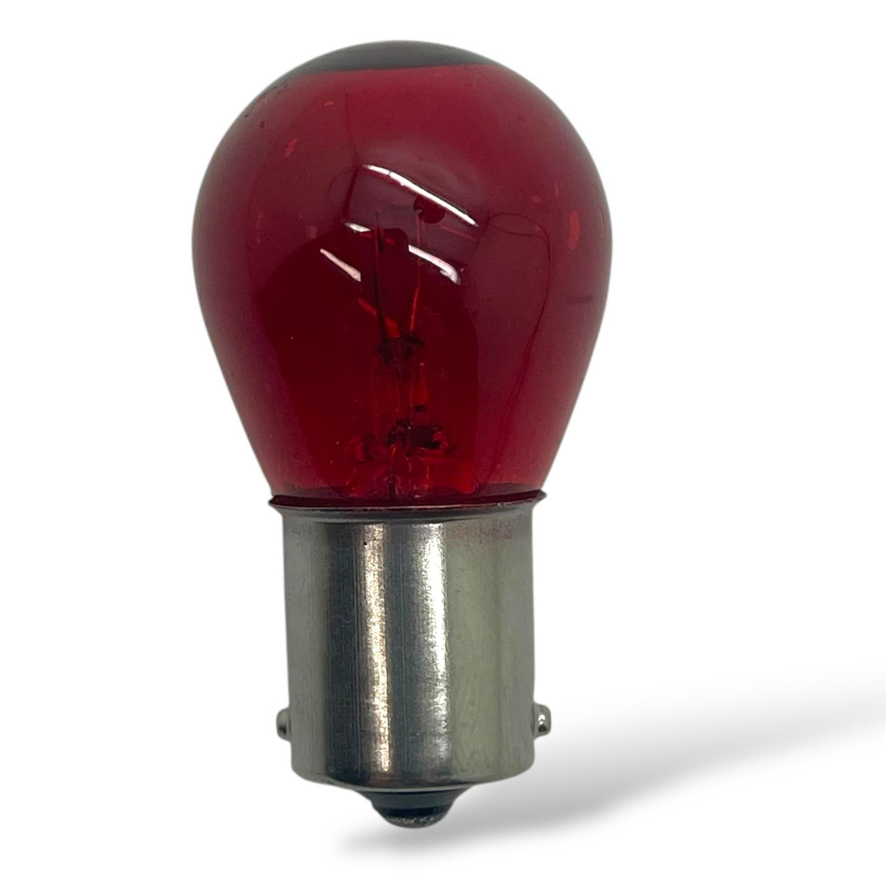 10x Halogen Red Bulbs 382 BA15s P21W Opposite Pins Single Filament Tail/Fog/Brake