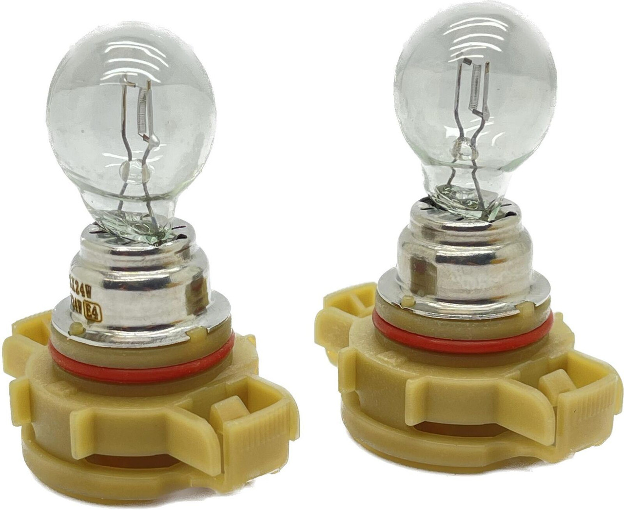 2X 12V 24W H16 PSX24W 5202 9009 PG20-7 White DRL Fog Light Bulbs Lamps