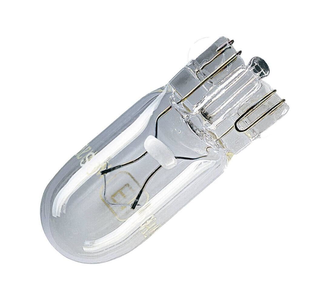 100 x 24v 5w 507 W5W 501 clear bulbs interior parking light capless