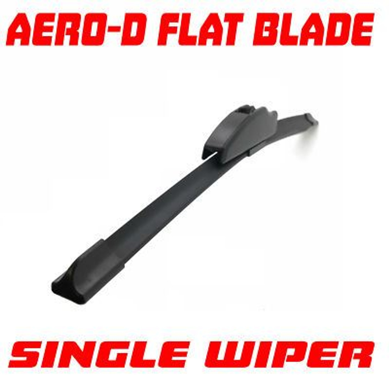 Aero Flat Wiper Blade Windscreen Spare Part Replacement U Hook Type Universal[19" 480mm]