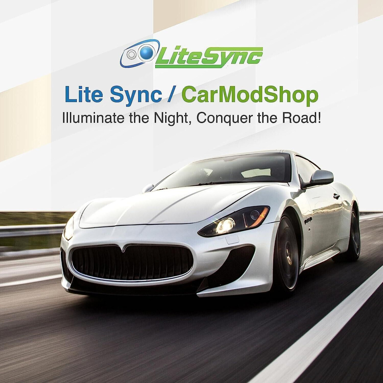 LiteSync L9 H7 LED Headlight Bulbs 10000LM 6000K CanBus 70W 12V Pair